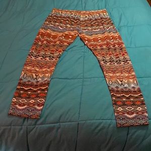 NWOT No Boundaries Western Print Leggings